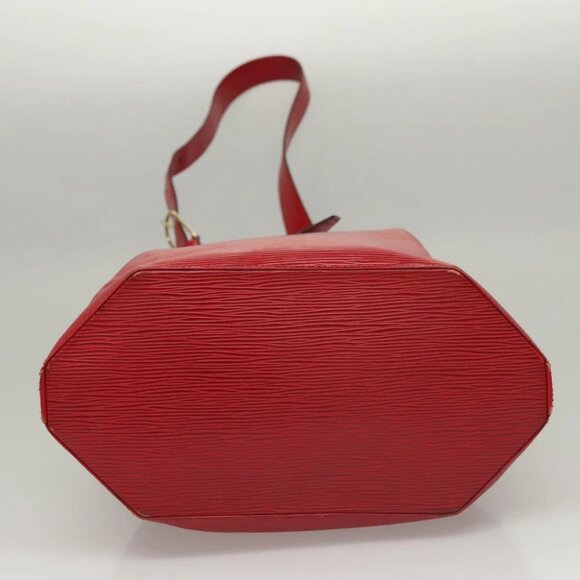 LOUIS VUITTON Epi Sac Depaule PM Shoulder Bag Red - Picture 6 of 16